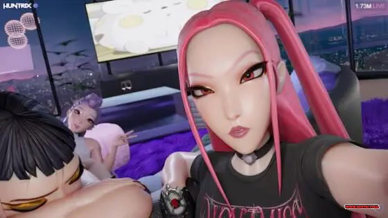 (4K) Huntrix After Dark: Rumi, Mira & Zoey Wild K-Pop Orgy (Conseitnsfw) - Free hentai video