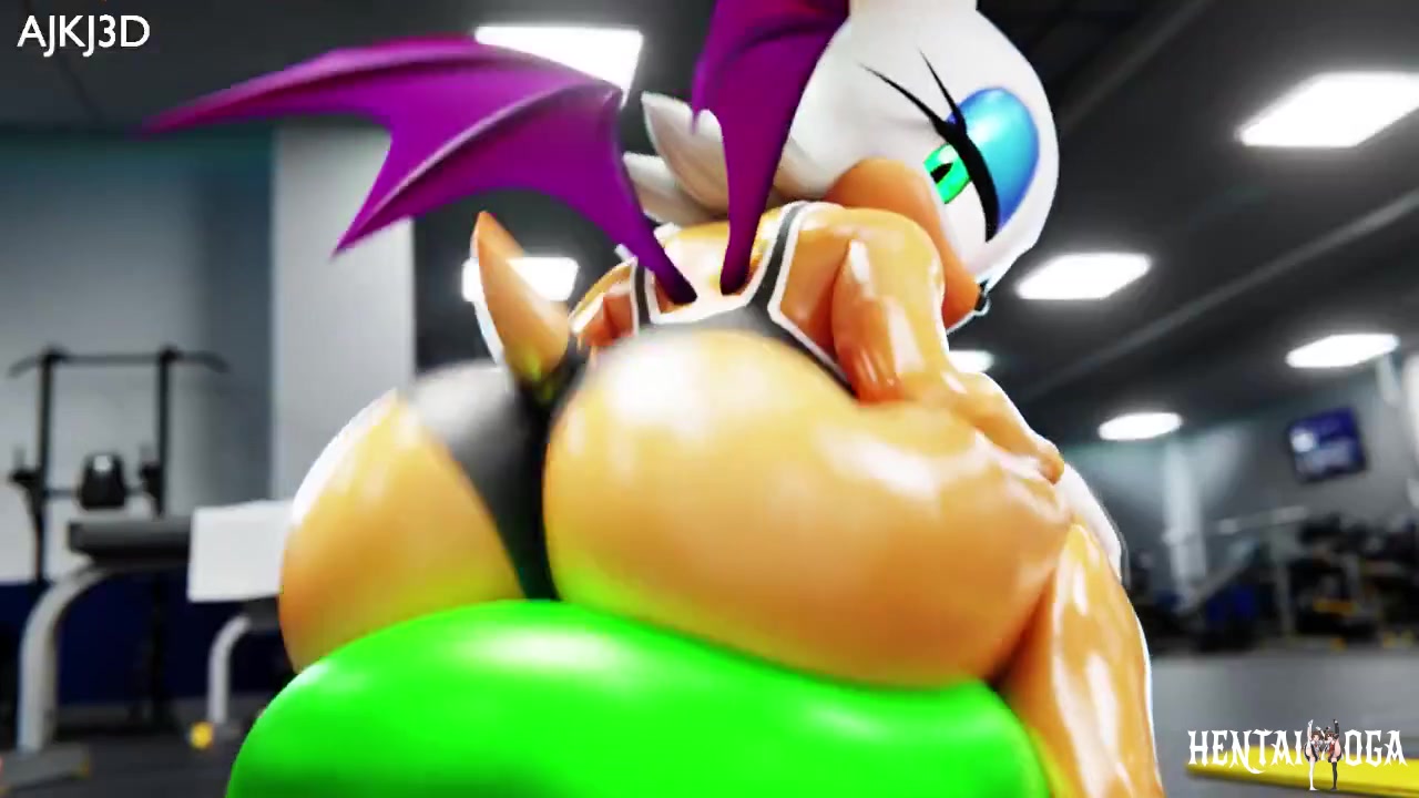 A bouncy Rouge the Bat - Free hentai video