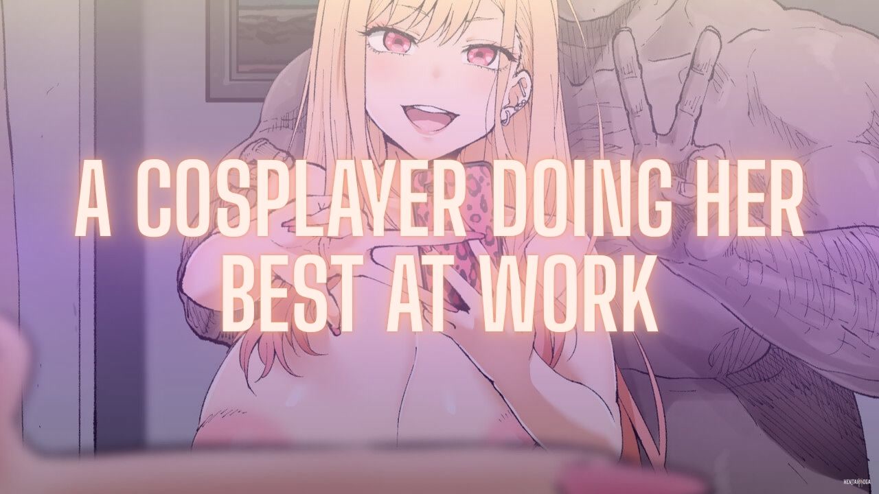 A Cosplayer Doing Her Best At Work - Free hentai video