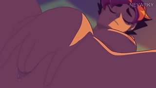 A Girl's Perspective (complete) - Busty horny girl masturbates and then gets fucked on train - Free hentai video