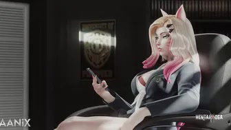 (Aanix) Ahri cademy (CN-SUB) - Free hentai video
