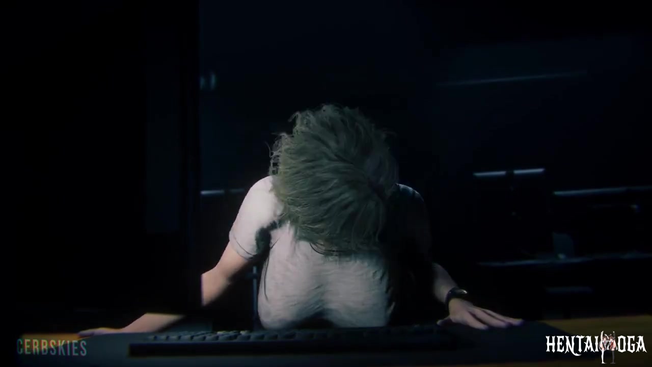 Ada Wong interrupting Grace Ashcroft works - Free hentai video