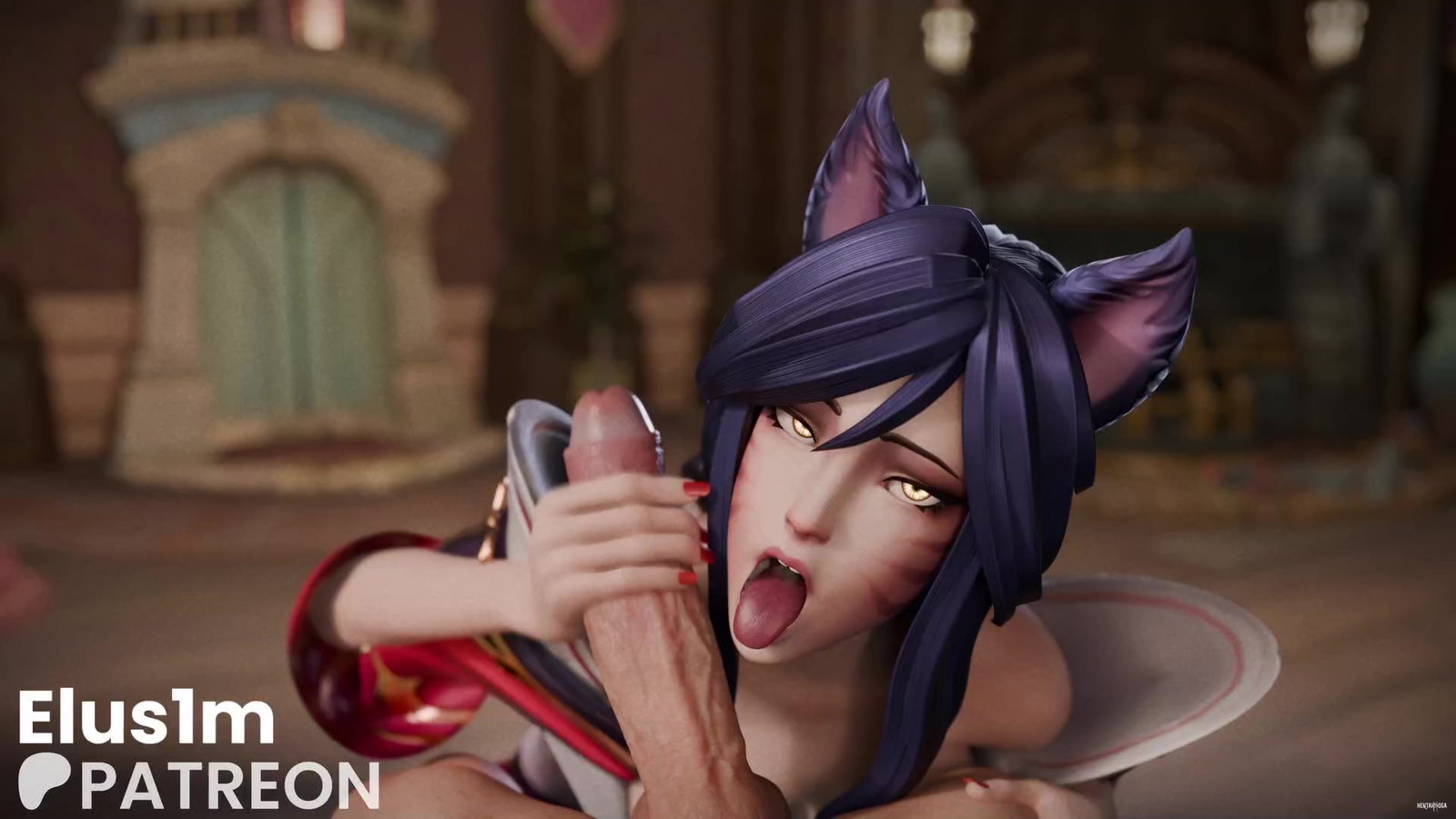 Ahri Tavern Handie | League of Legends - Free hentai video