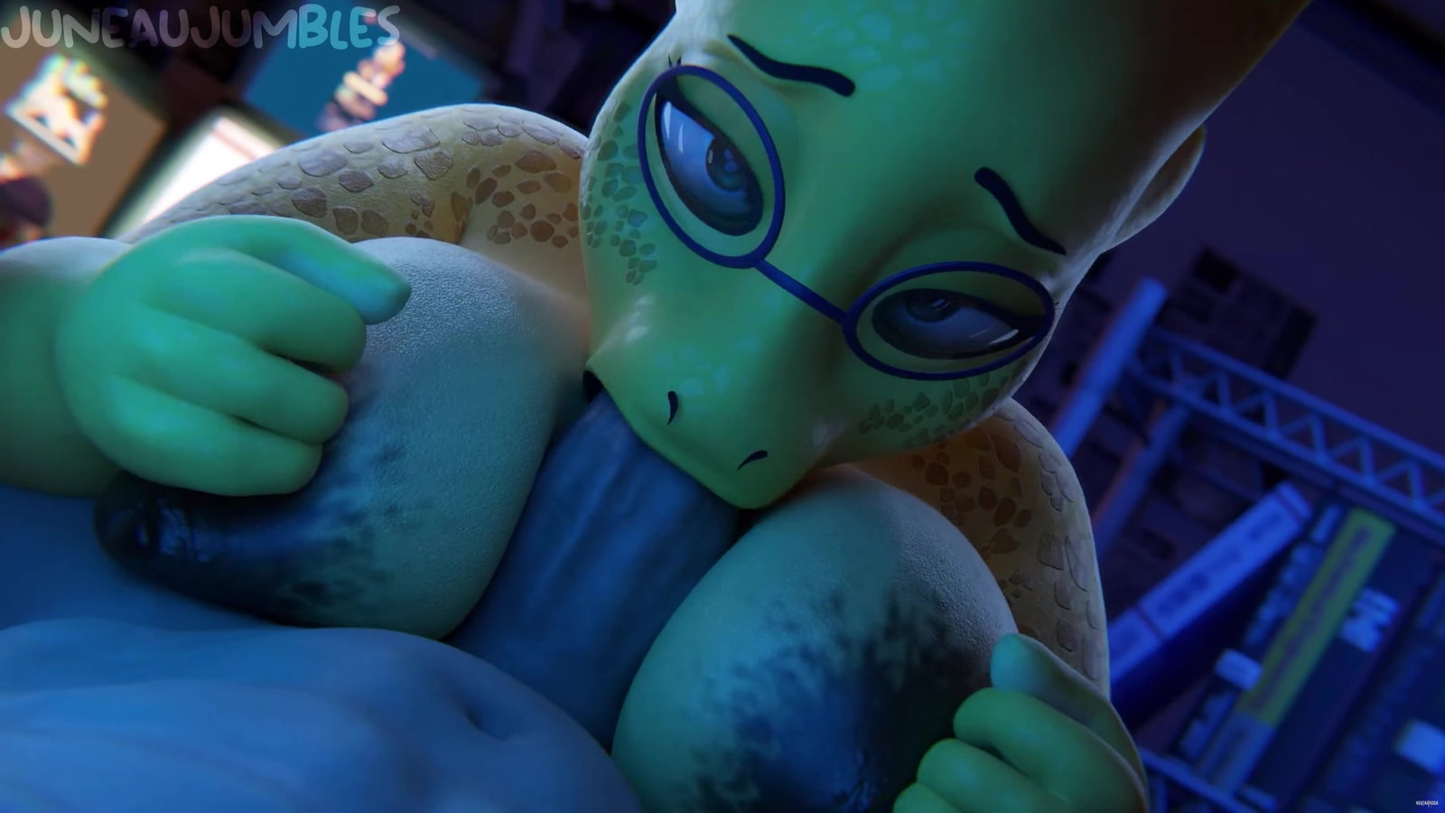 Alphys Needs a Sample (juneaujumbles) - Free hentai video