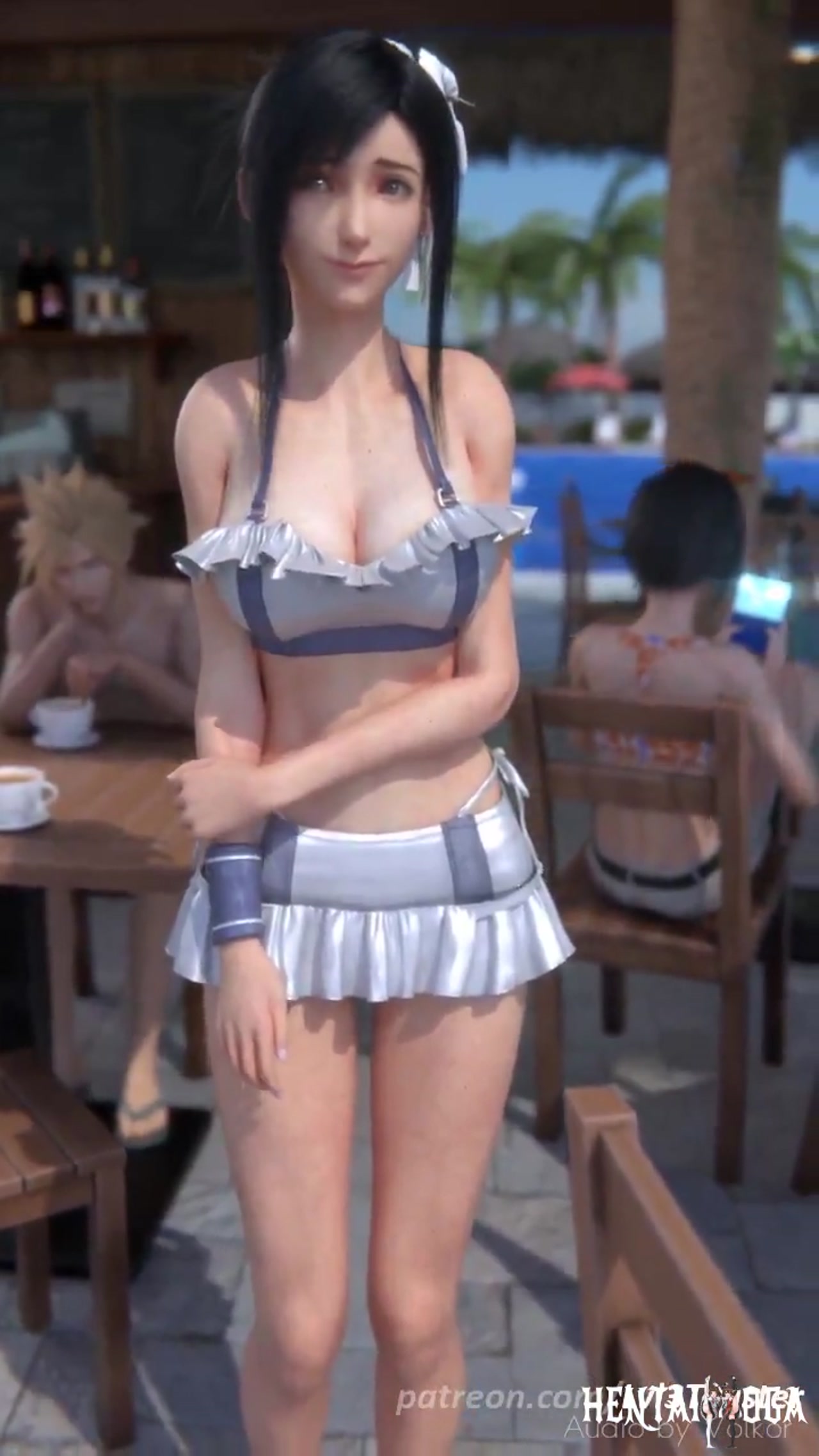 An oopsie on Tifa Lockhart - Free hentai video