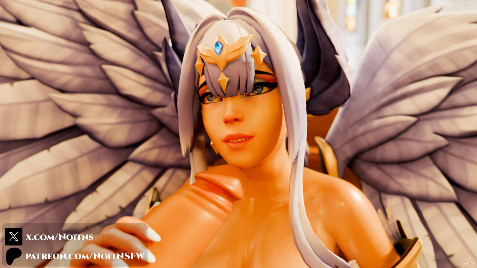Angel Mercy (Overwatch) - Free hentai video