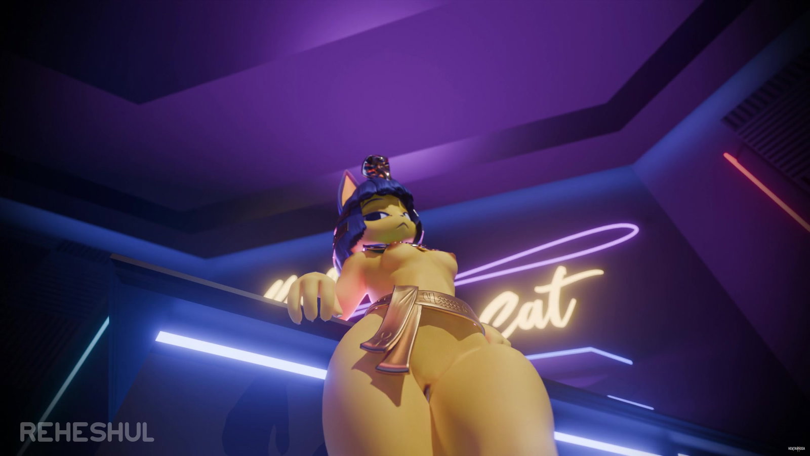 Ankha demands respect - Free hentai video