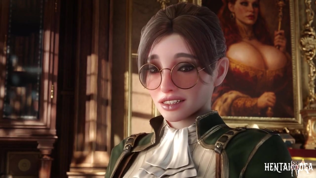 Anna Henrietta relieving her Futa assistant - Free hentai video