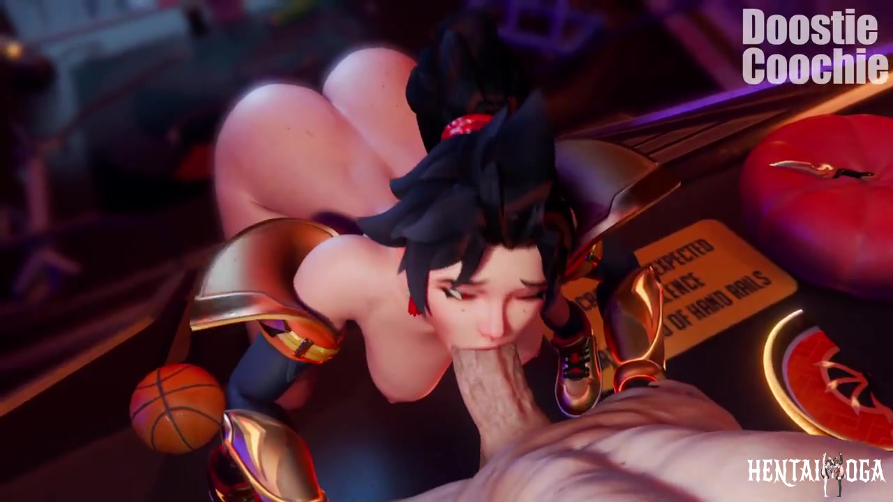 Anran blowjob then carried and fucked - Free hentai video