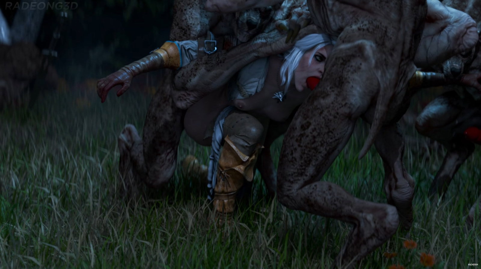 Bards Tale: Silver Haired Witcher - Sub Español - Free hentai video