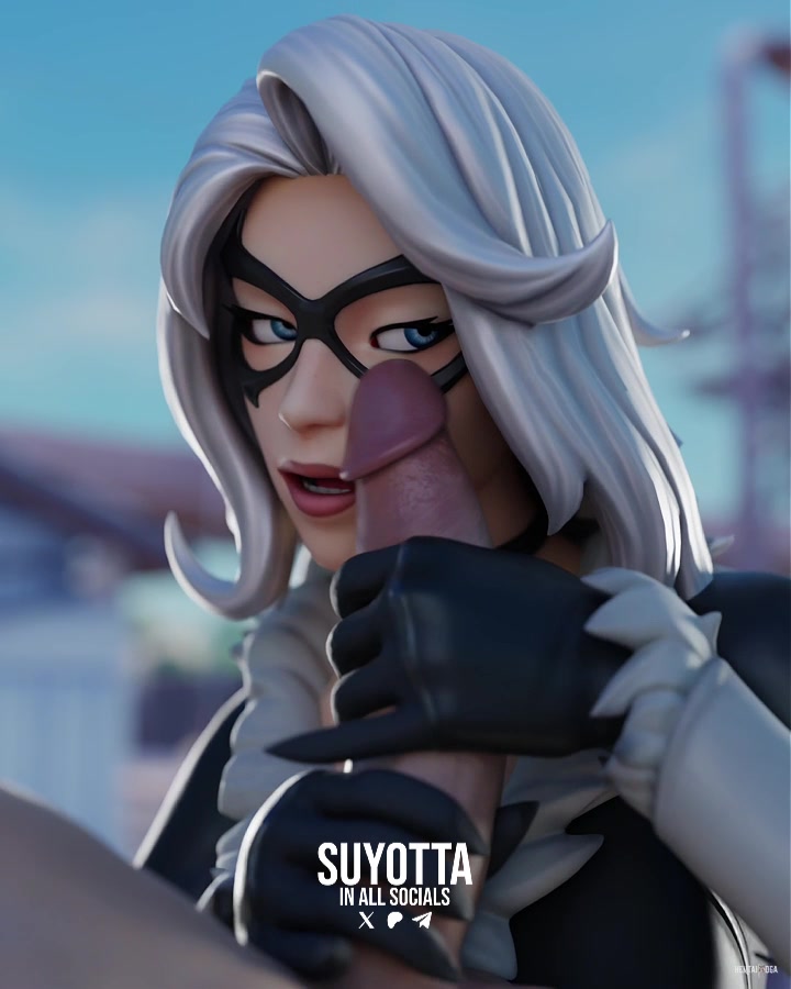 Black Cat handjob - Free hentai video