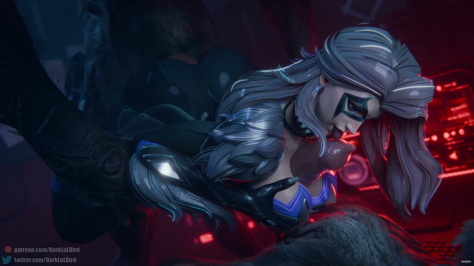 Black Cat x Werewolves (Marvel Rivals) - Free hentai video