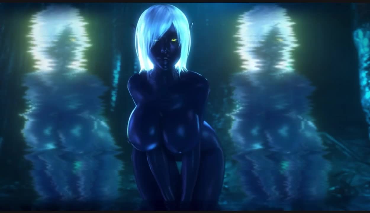 blue girl hypnosis - Free hentai video