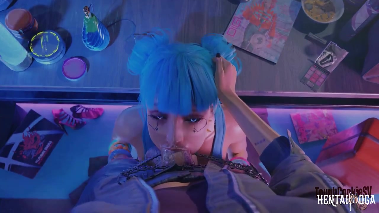 Blue Moon face fucked and facial pov - Free hentai video
