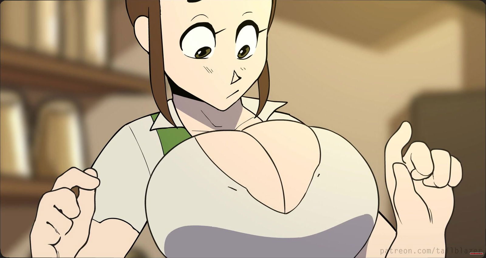 Bombshell Barista (tail-blazer) - Free hentai video