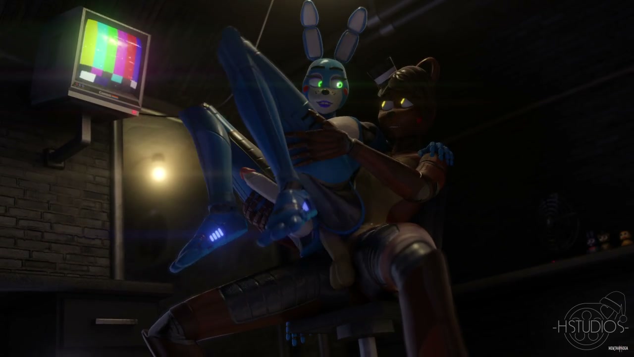 Bonnie riding Pov with Freddy - Free hentai video