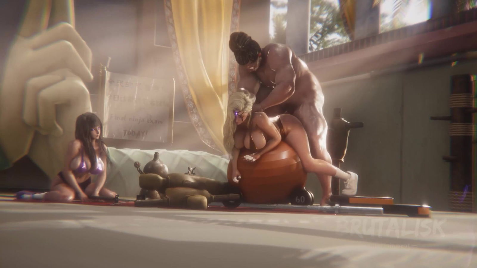 boss of the gym tsunadebrutalisk - Free hentai video