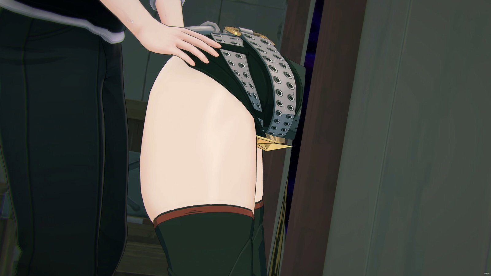 Caesar Stuck in Wall - Free hentai video