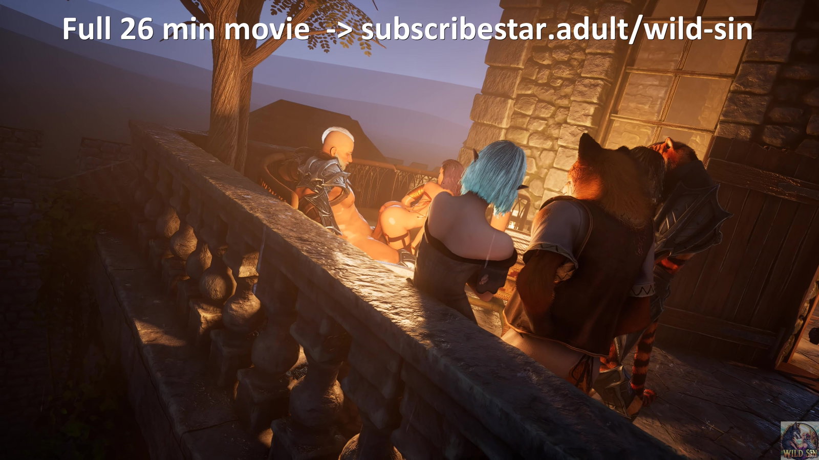 Castle Fun Orgy - Free hentai video