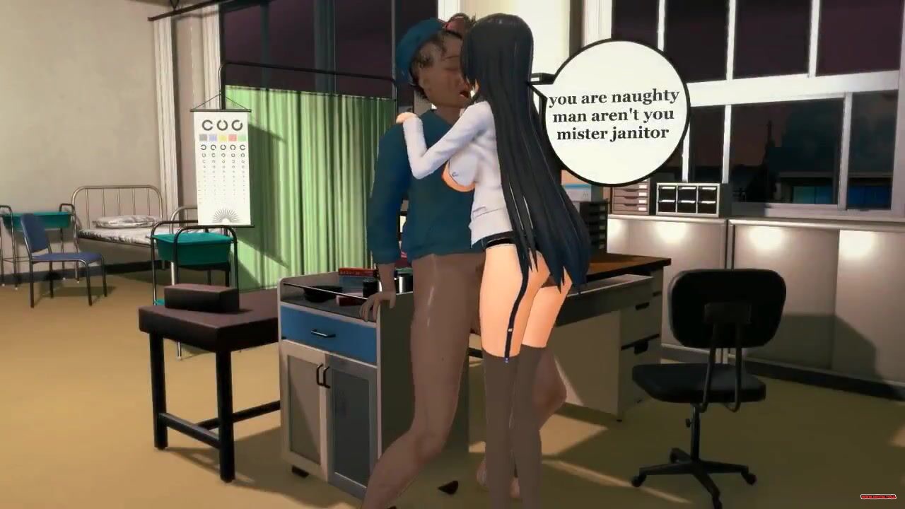 Chisato wants to experiment with ugly bastard - Free hentai video