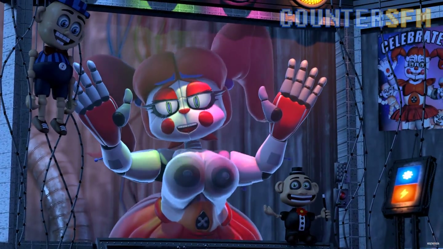 Circus Baby is in the window - Free hentai video