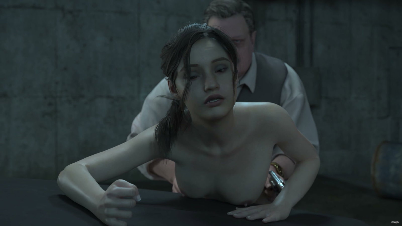 Claire Got caught - Free hentai video