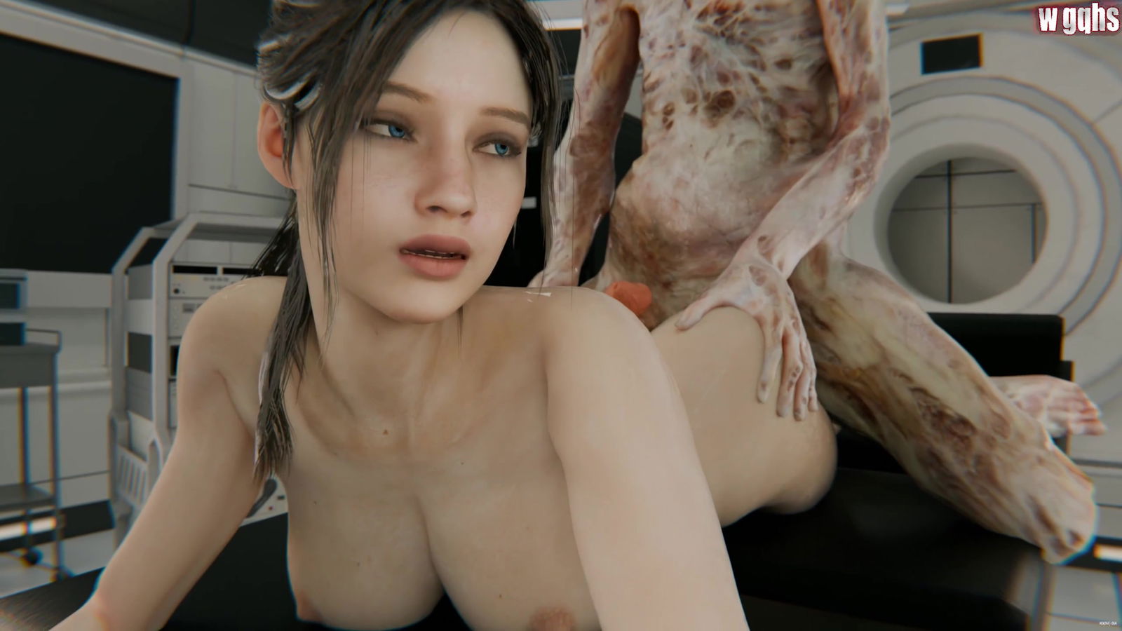 Claire laboratory experiment sex - Free hentai video