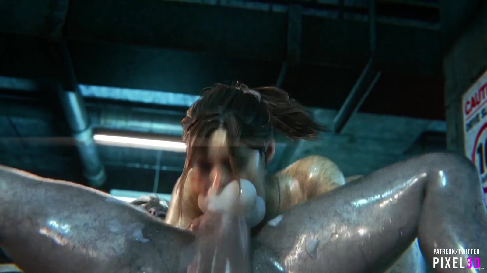 Claire Redfeld used and abused (made by (Pixel3D)) - Free hentai video