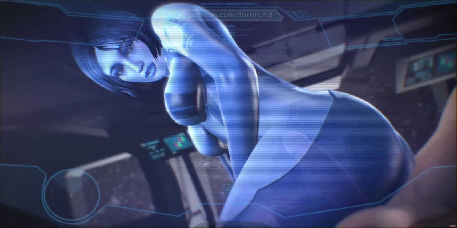 Cortana Riding! (Best animated video of Cortana!) - Free hentai video