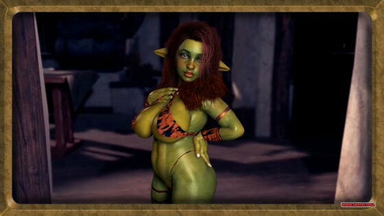 Curvy low-level goblin begs take her into youre party as obedient servant - Free hentai video