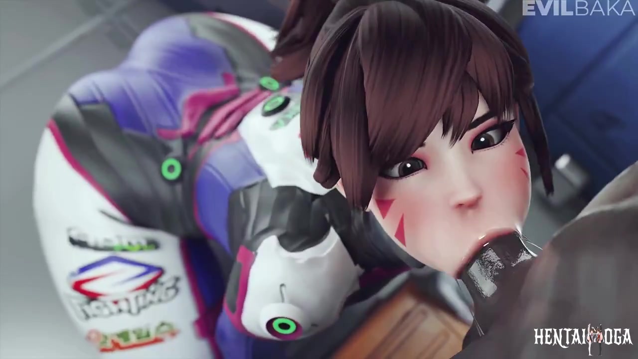 Cute D.va face fucked (Blacked) - Free hentai video