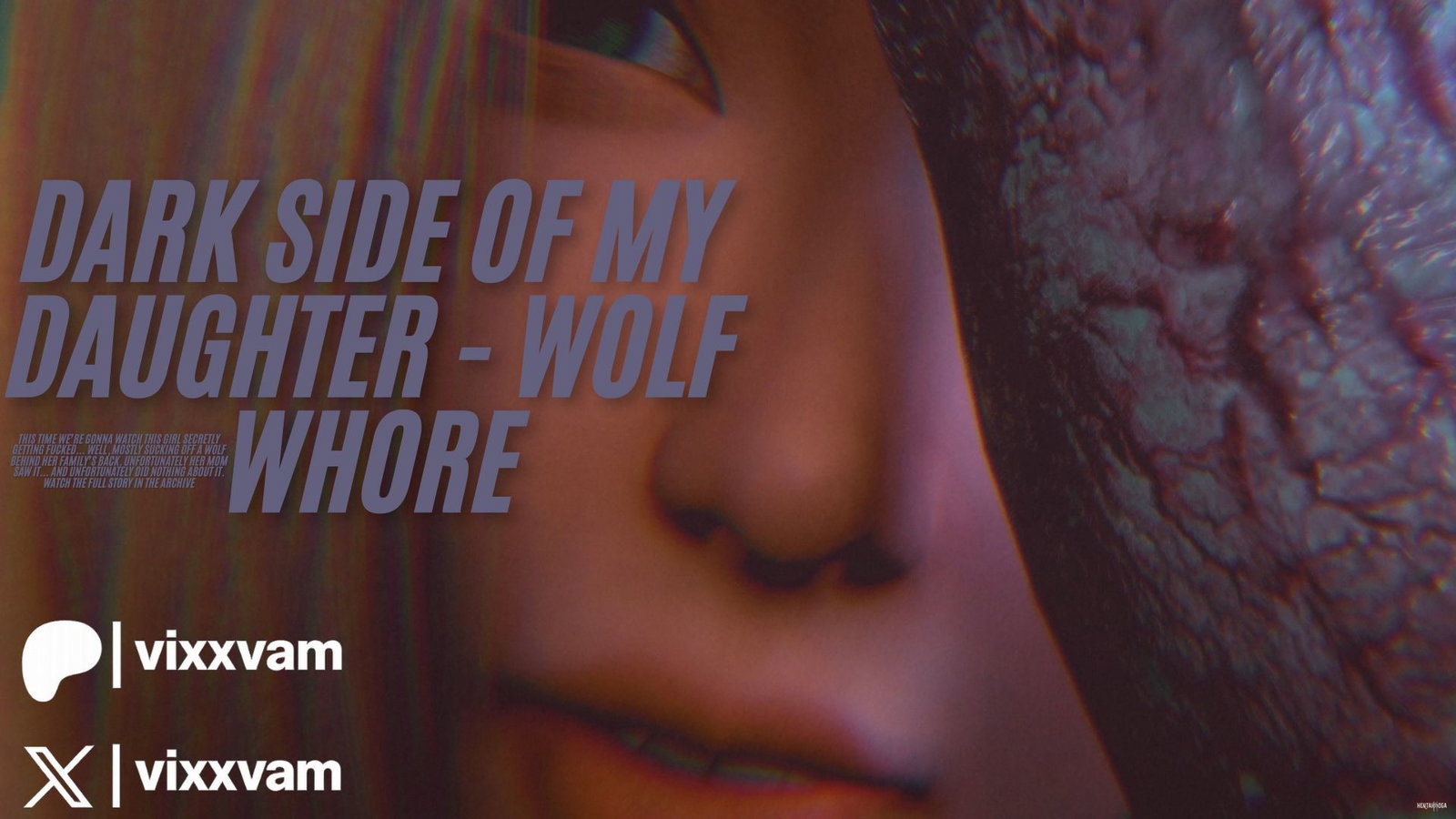 Dark Side of My Daughter - Wolf Whore - Free hentai video