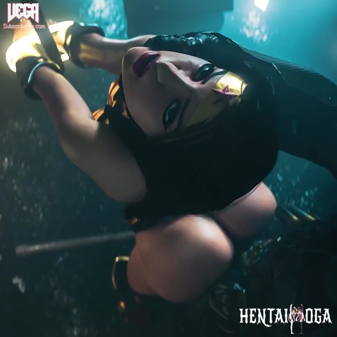 Diana can’t resist Bruce Wayne - Free hentai video