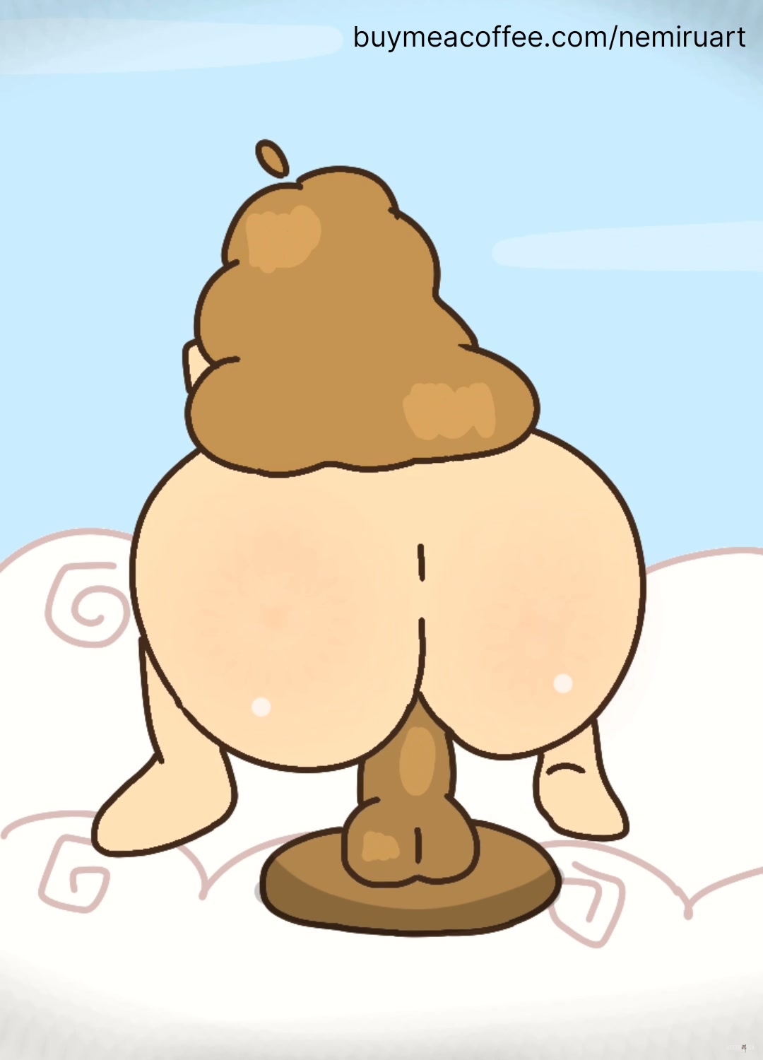 Dildo in heaven - Free hentai video