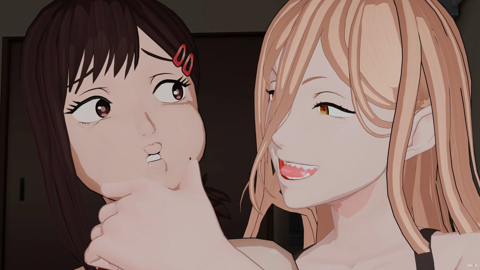 Double blowjob - Free hentai video