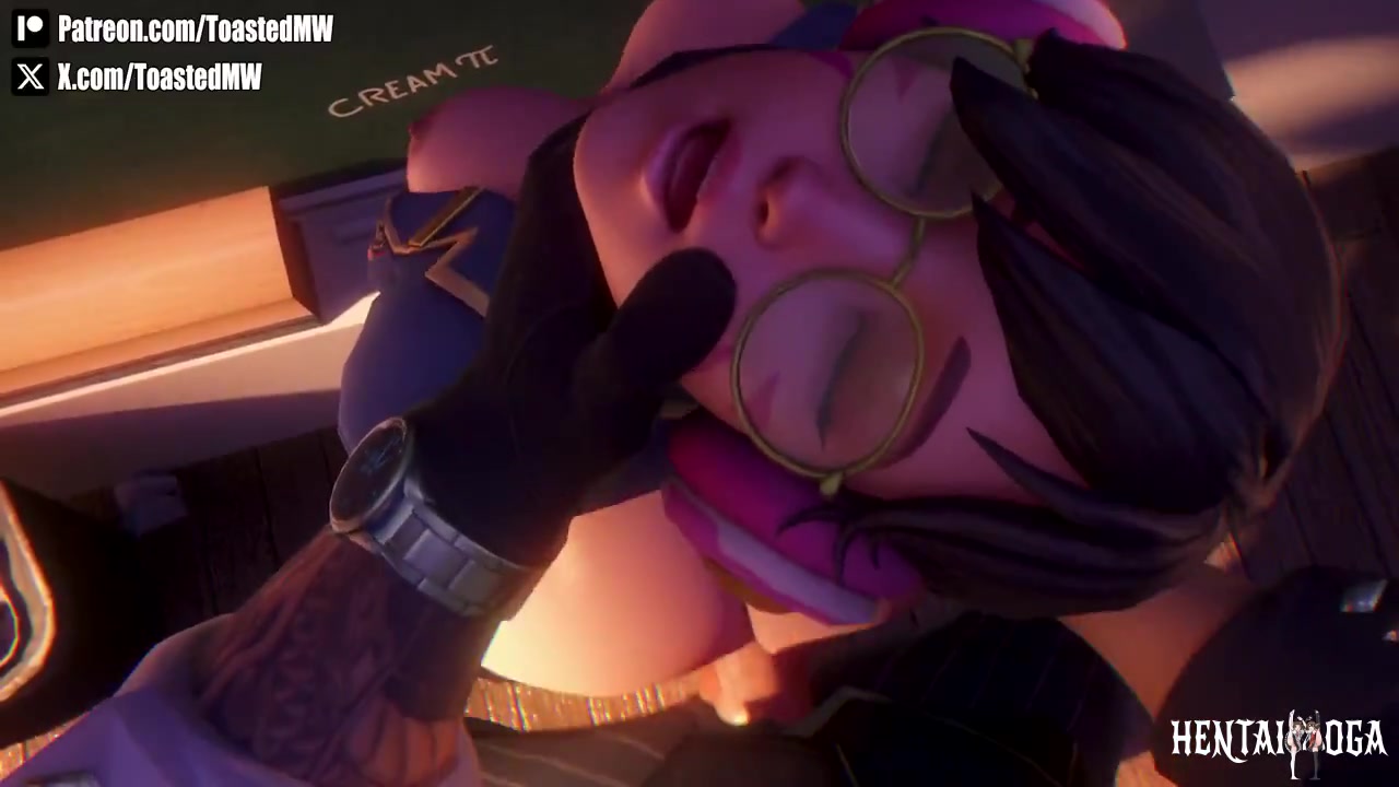 D.va learning about pi - Free hentai video