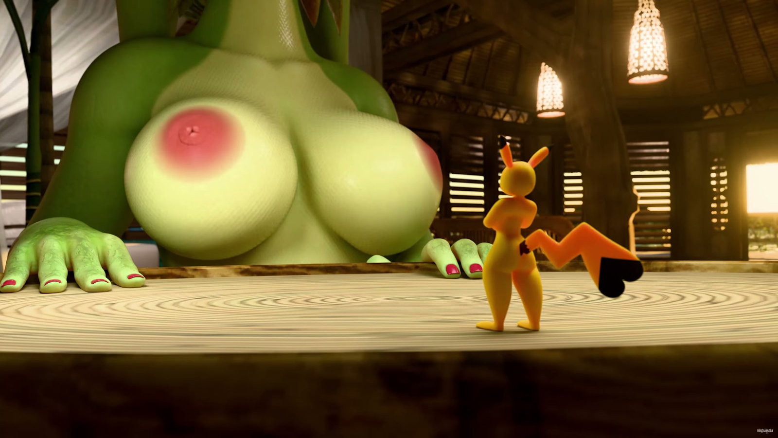 Eat that pikachu! - Free hentai video