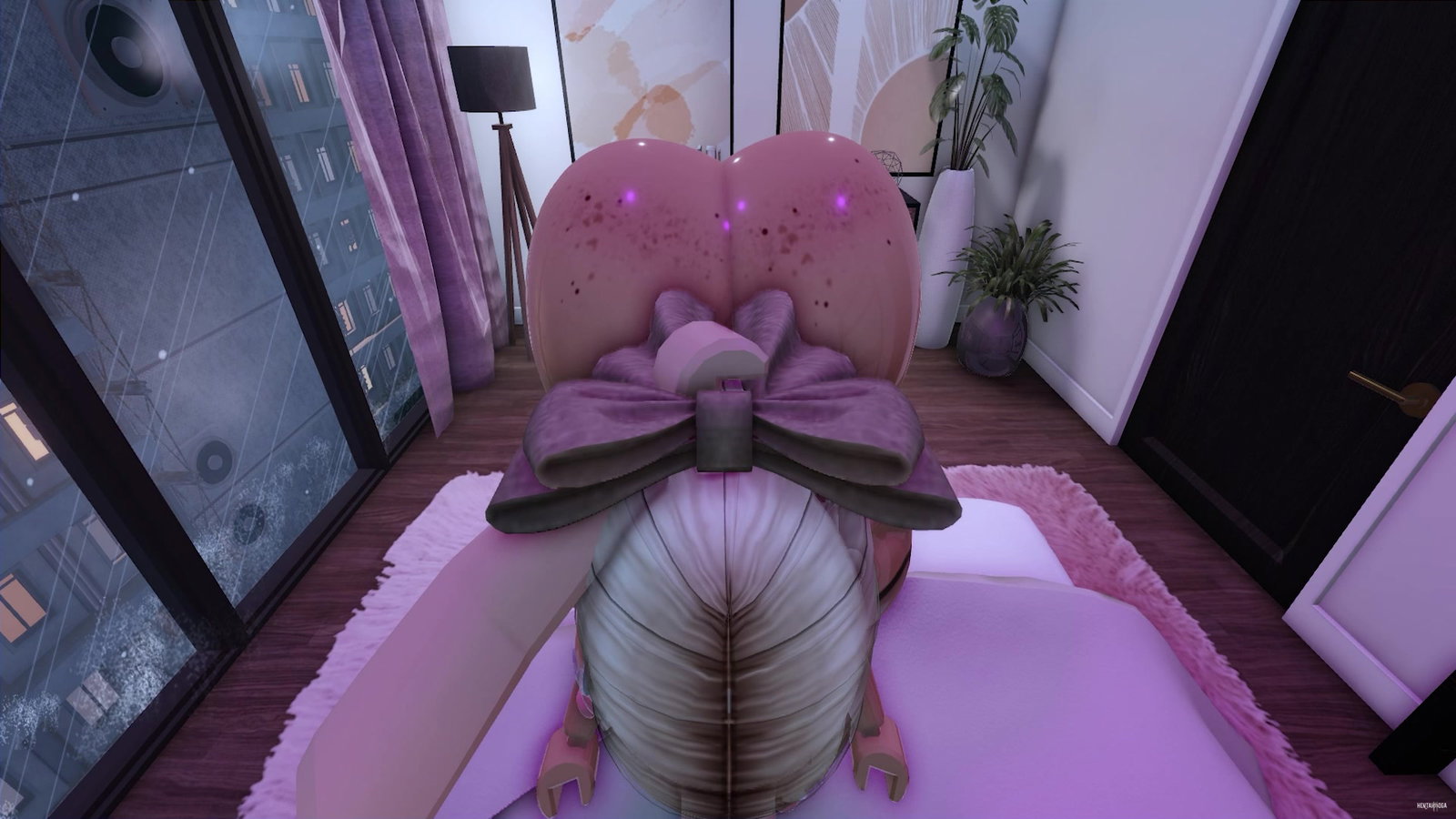 EBONY CONDO SLUT GAGGING WITH NO MANNERS - Free hentai video