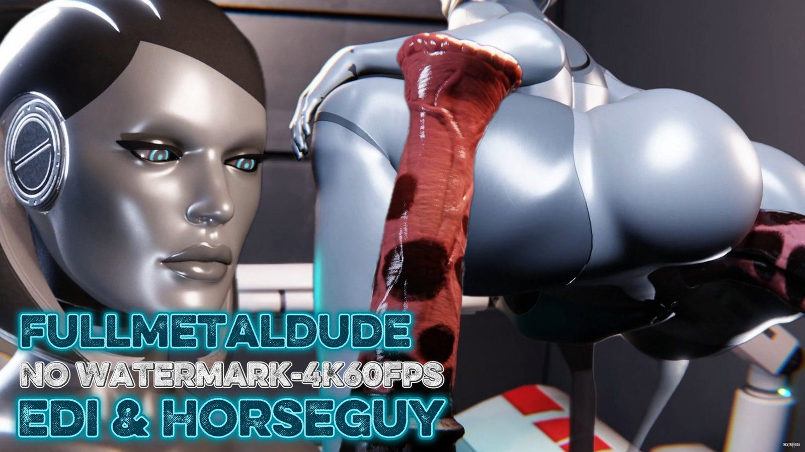Edi & Horseguy (NO WM)(FullmetalDude)(4K60FPS) - Free hentai video