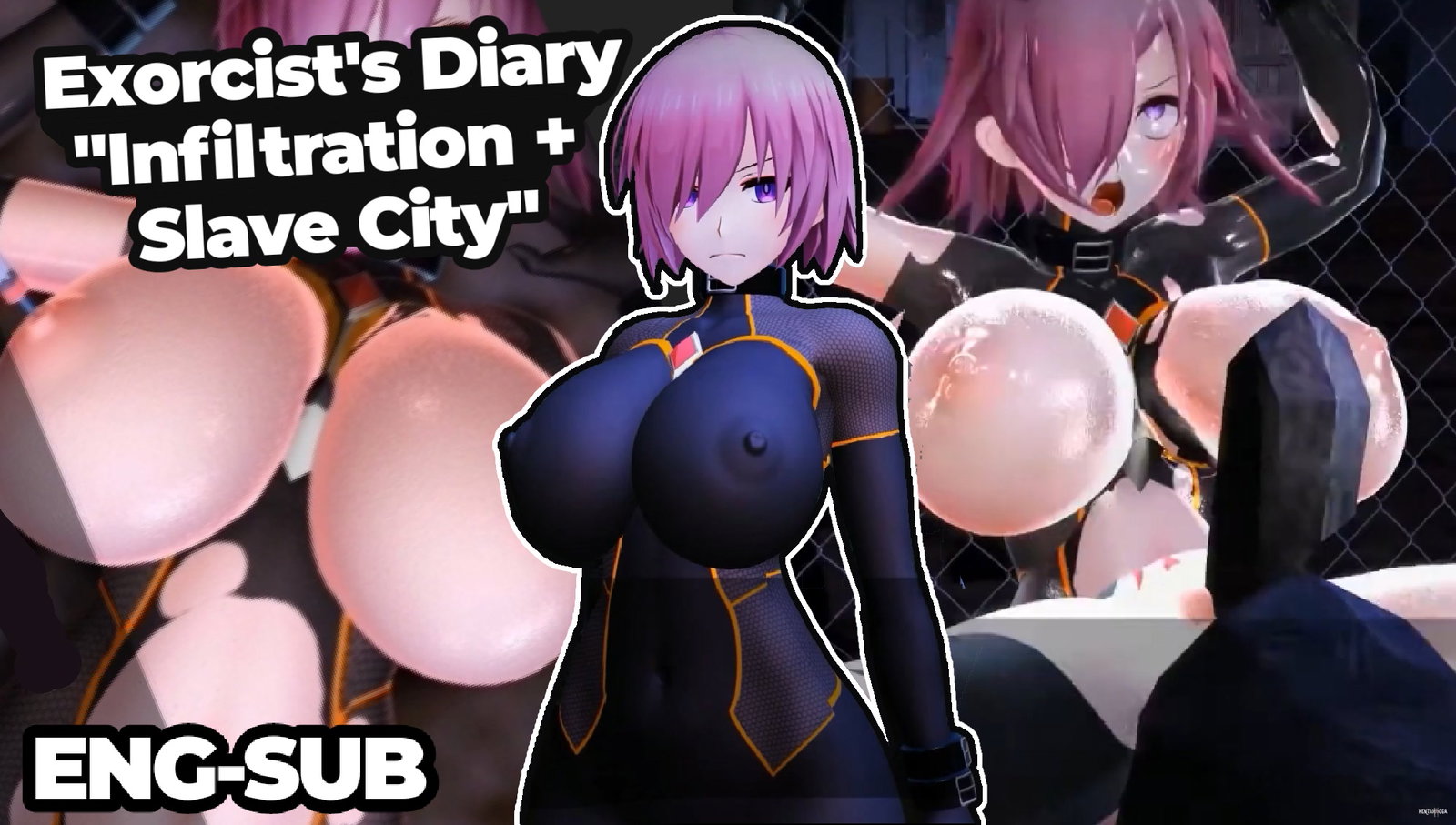 Exorcist's Diary - Infiltration + Slave City (MP-7L) (ENG-SUB) - Free hentai video
