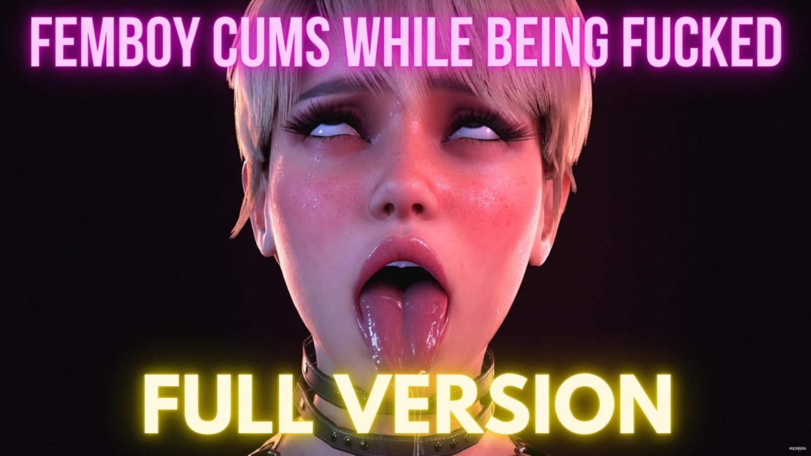 Femboy Cumming While Fucked_FULL VERSION - Free hentai video