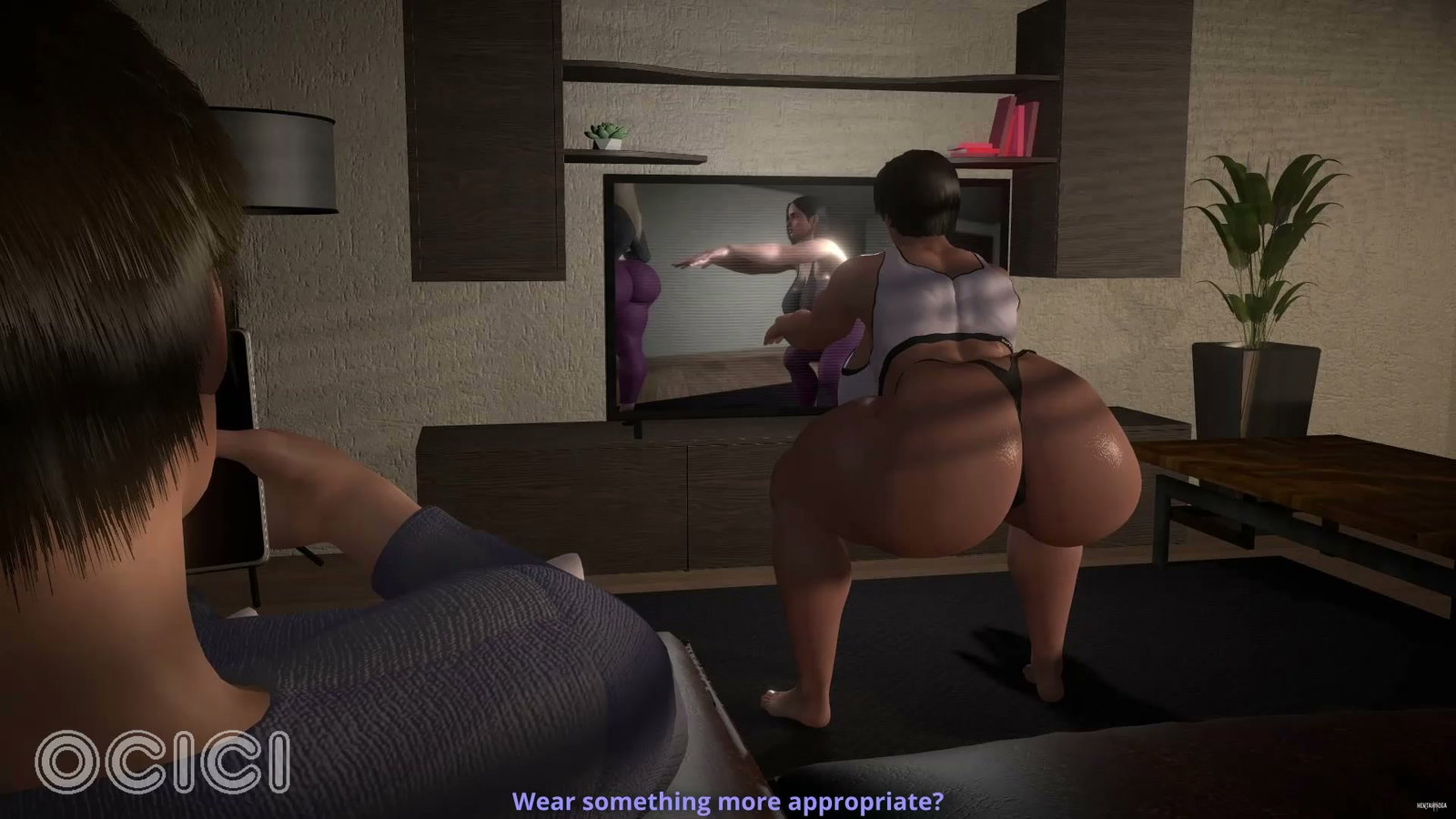 Fitness - Intro - Workout Squat - Free hentai video