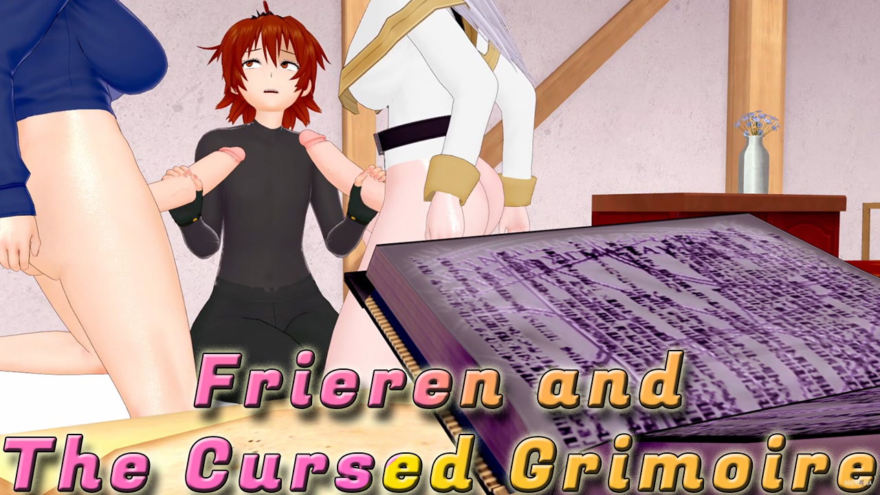 Frieren and the Cursed Grimoire - Free hentai video