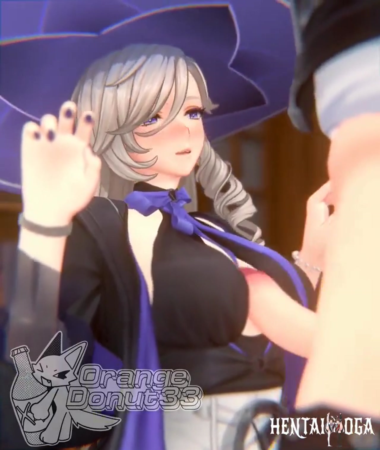 Fucking Jiuyuan in the tits - Free hentai video