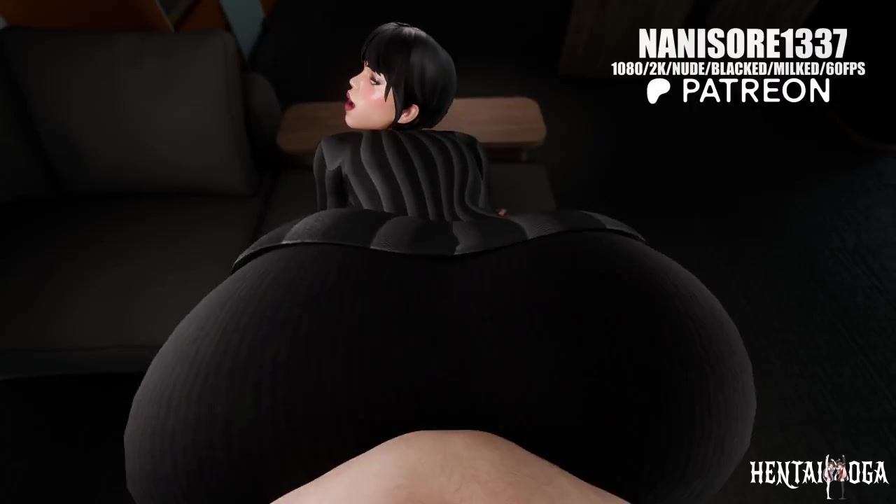Fucking Wednesday phat ass pov - Free hentai video