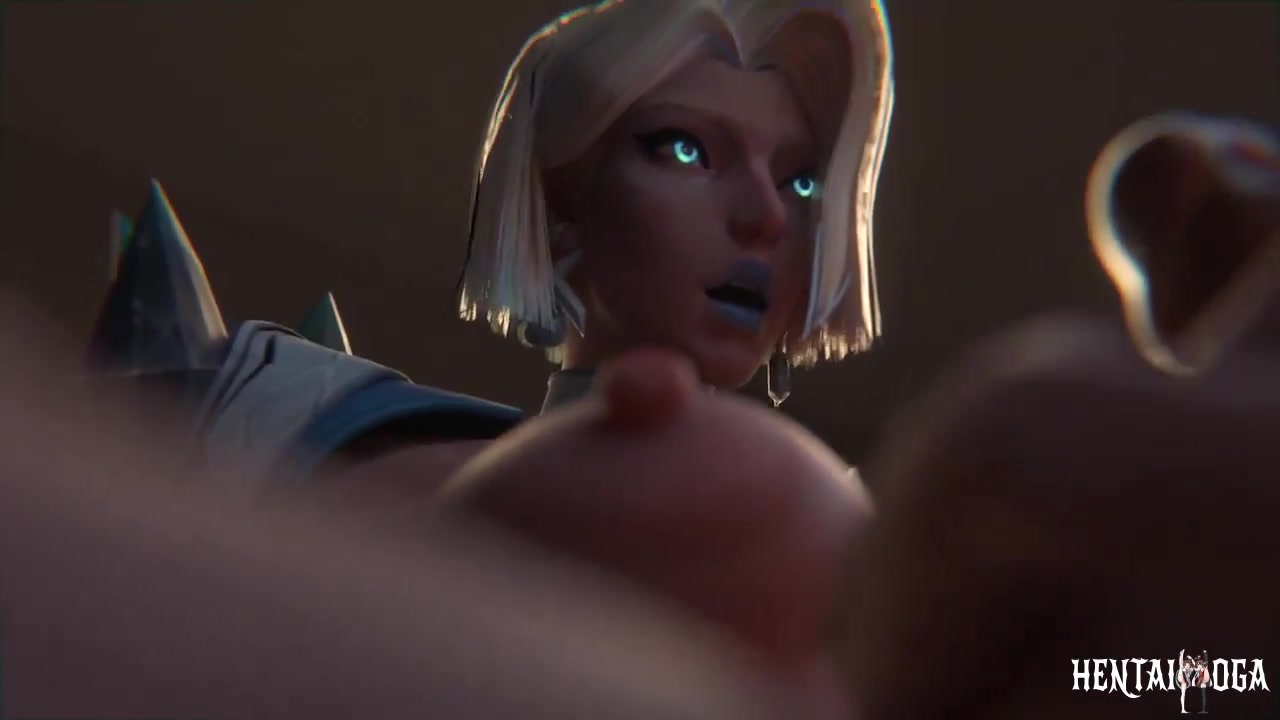 Futa Emma came a gallon from Sue's paizuri - Free hentai video