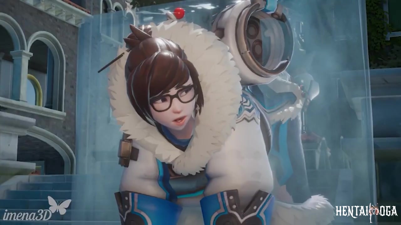 Futa Tracer fucking a trapped Mei - Free hentai video