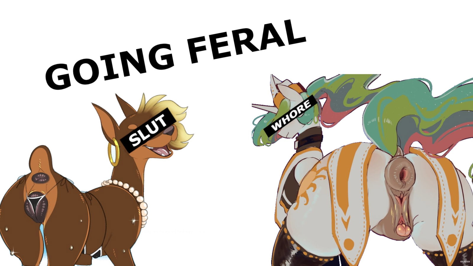 Going Feral PMV - Free hentai video