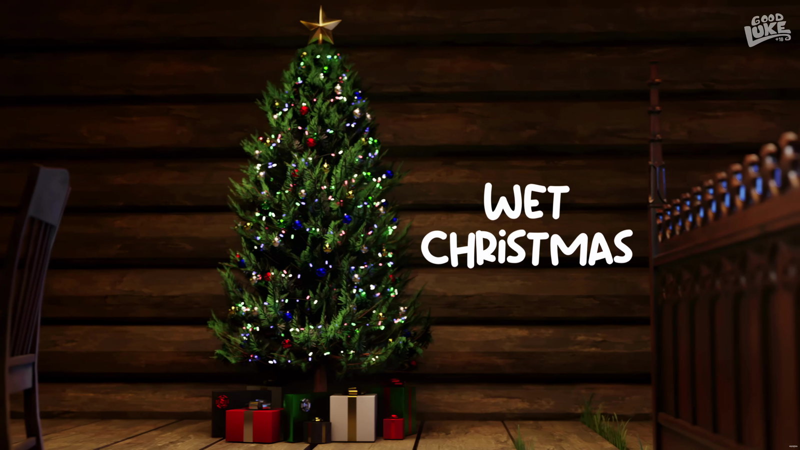 Good Luke Studios: Wet Christmas (4k60fps) - Free hentai video