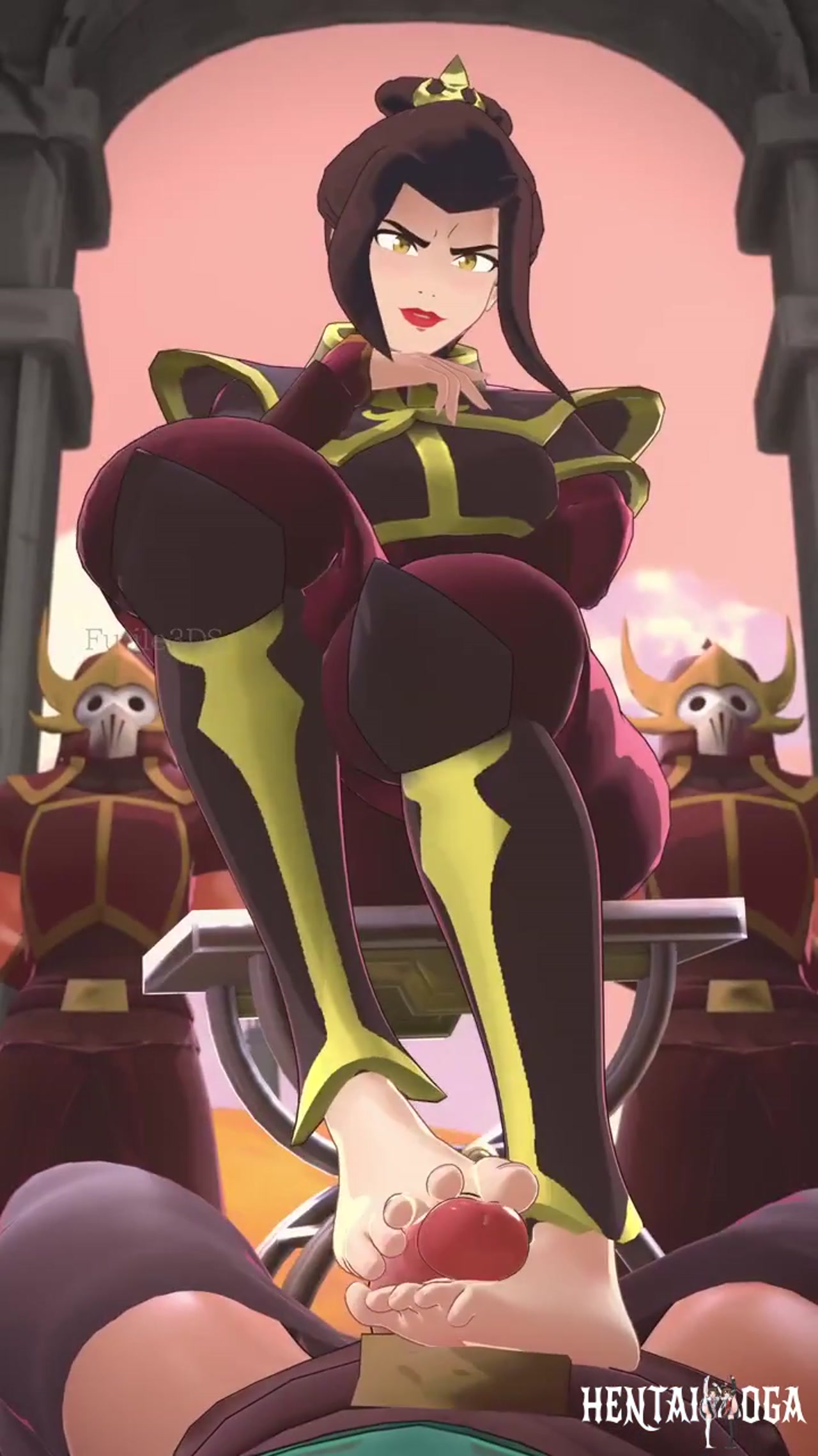 Got captured by Azula - Free hentai video